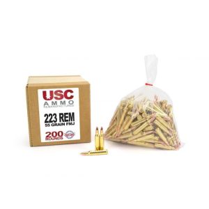 US CARTRIDGE REMANUFACTURED 223 REMINGTON 55 GRAIN BTFMJ